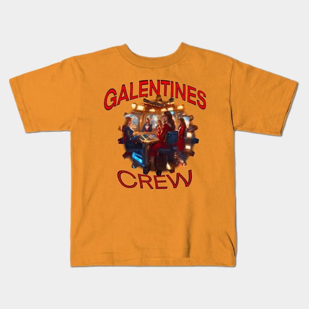 Galentines crew submariners Kids T-Shirt by sailorsam1805